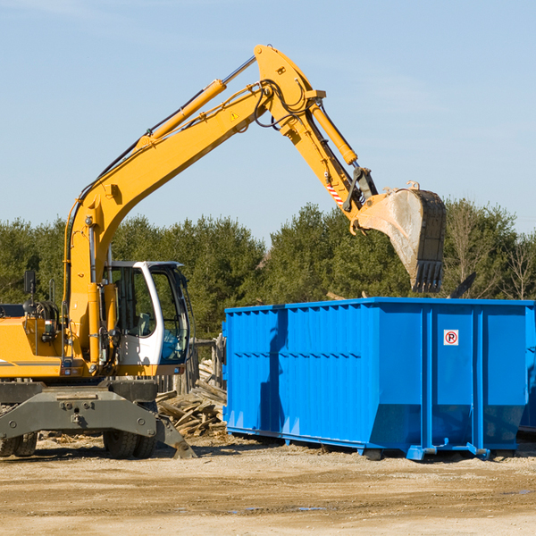 how does a residential dumpster rental service work in Fulton